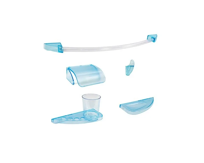 ACC DE BAÑO AQUA BLISTE AZUL EXP044