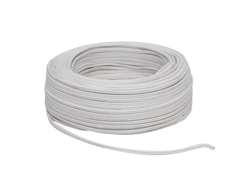 ROLLO CABLE FLEXIBLE THW 10 AWG BLANCO 100MTS ANDES CABLES