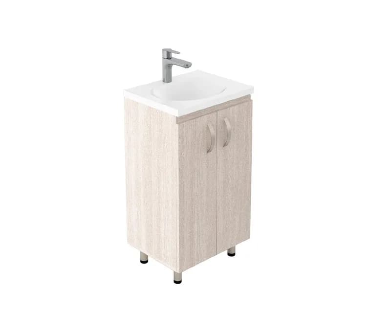 KIT LVM ECO 48X38 BLANCO-MBLE BASICO PISO 48X38 AUSTRAL